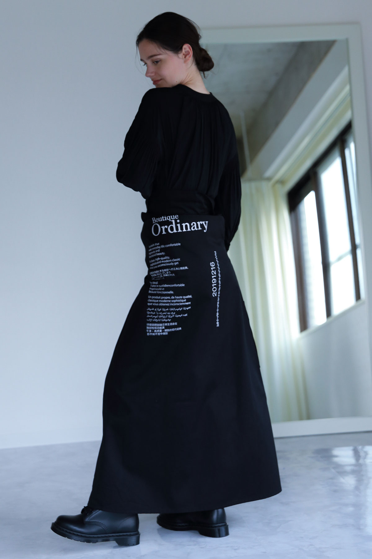 BO204033-black A/W2020 Ordinary STAFF OverCoat -BLACK-【BO204033】Del.Aug.