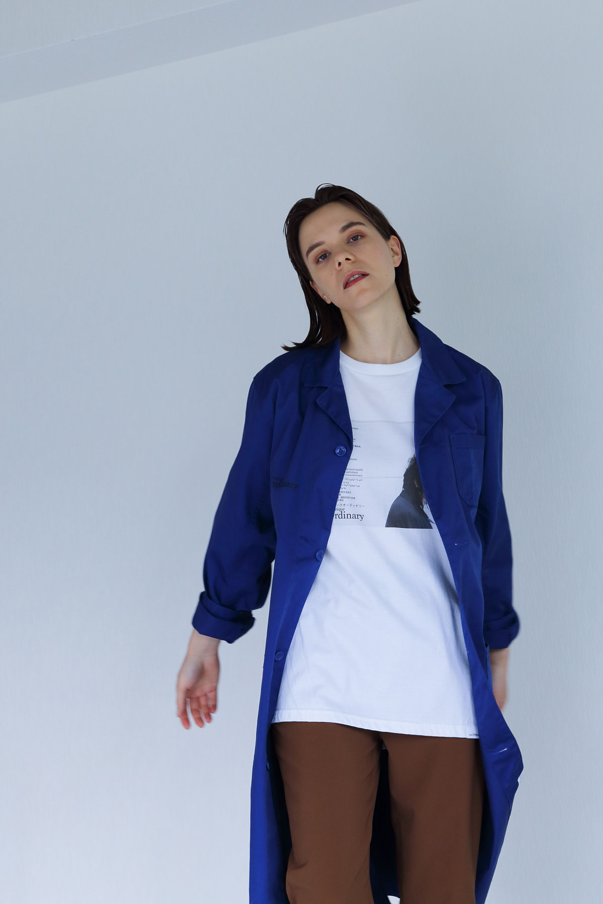 BO204033-blue A/W2020 Ordinary STAFF OverCoat -BLUE-【BO204033】Del.Aug.