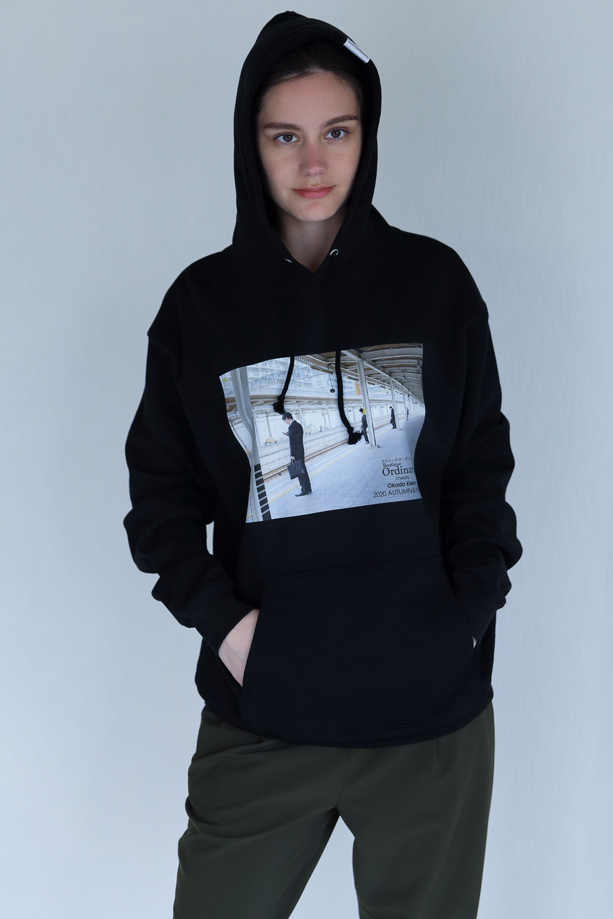 BO204739-black Ordinary Meets Kisara Sweat Hoodie -BLACK-【BO204739】Del.Aug.