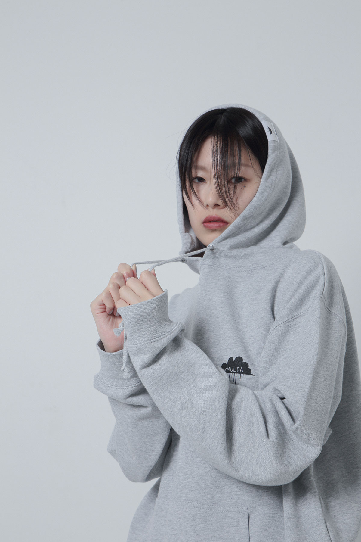 BO205730-lgray Ordinary Meets Mulga the artist Sweat Hoodie -L GRAY-【BO205730】Del.Sep.