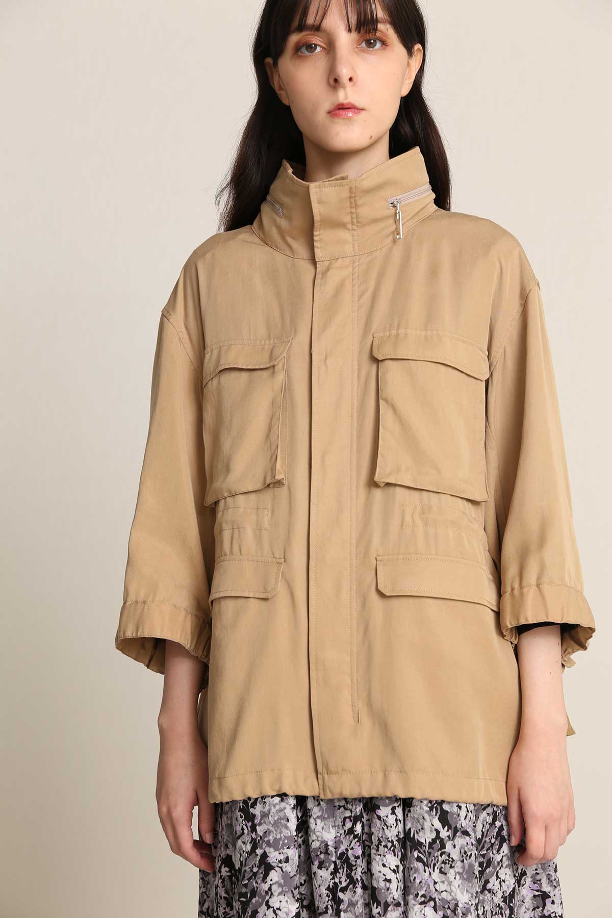 BO21-102J-beige M65 Back Conscious Field Jacket-BEIGE-【BO21-102J】Del.Jan.