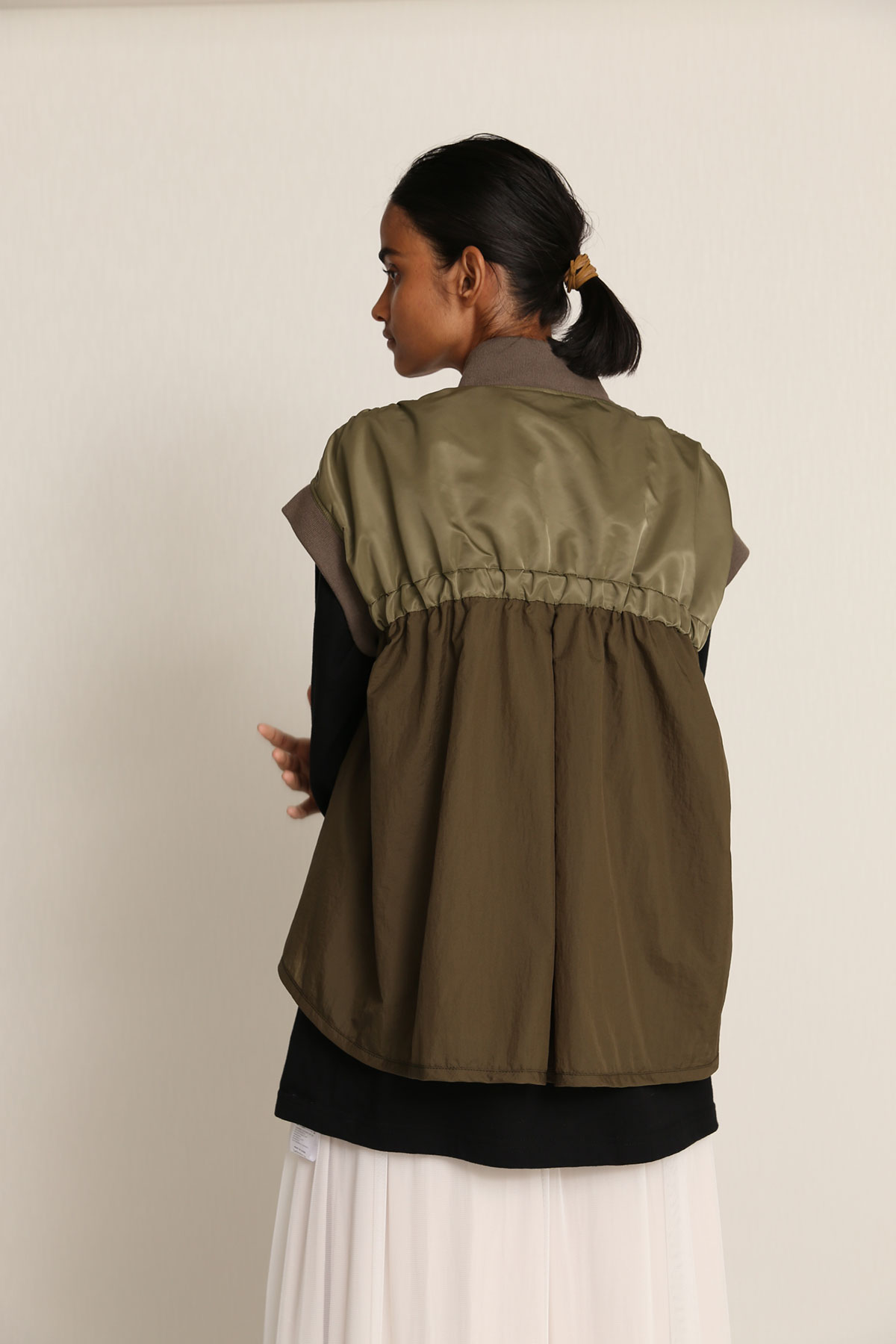 BO21-103V-khaki MA-1 Flight Vest-KHAKI-【BO21-103V】Del.Jan.