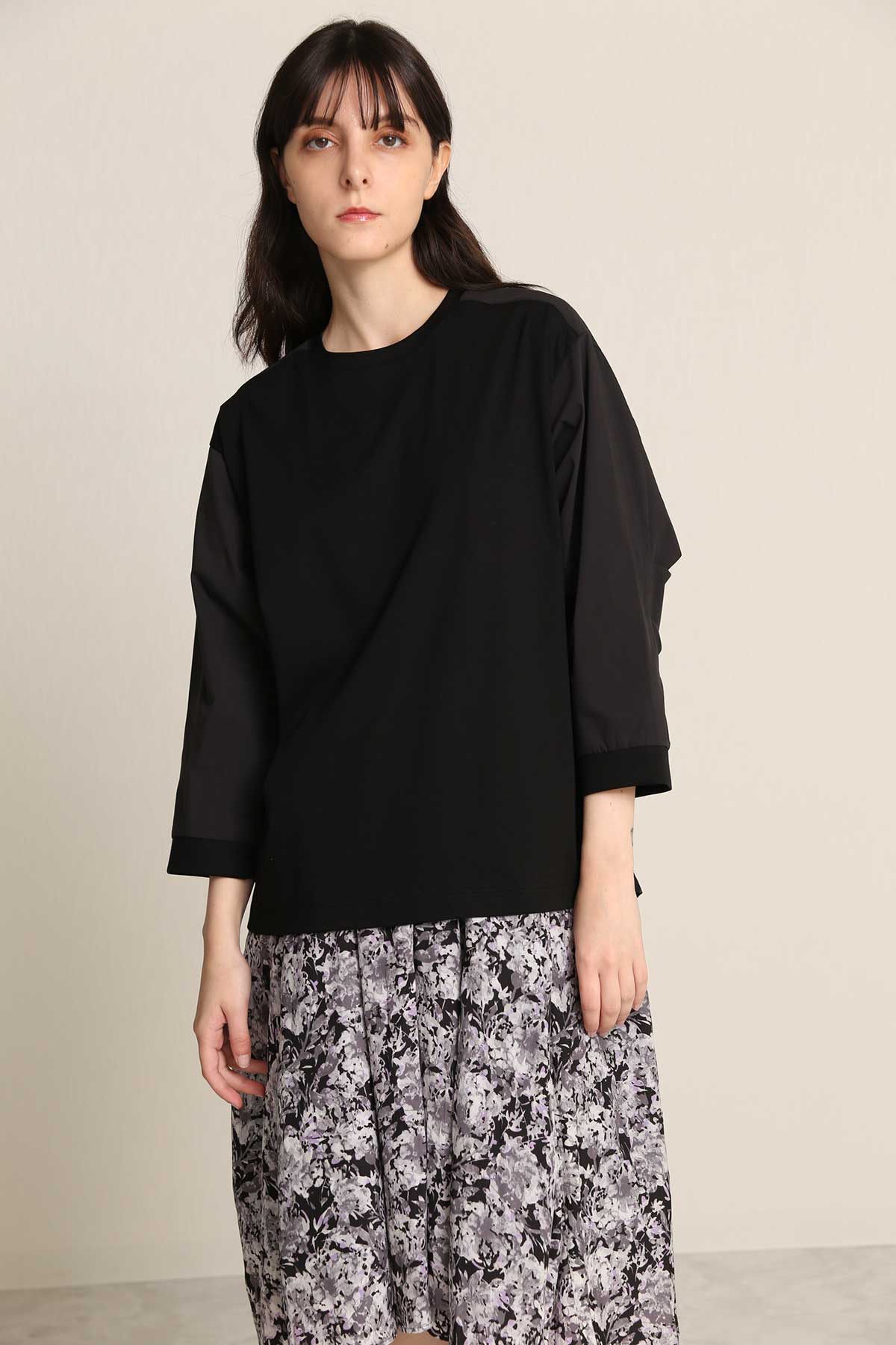 BO21-106T-black M-51 WideSleeve Pullover-BLACK-【BO21-106T】Del.Feb.