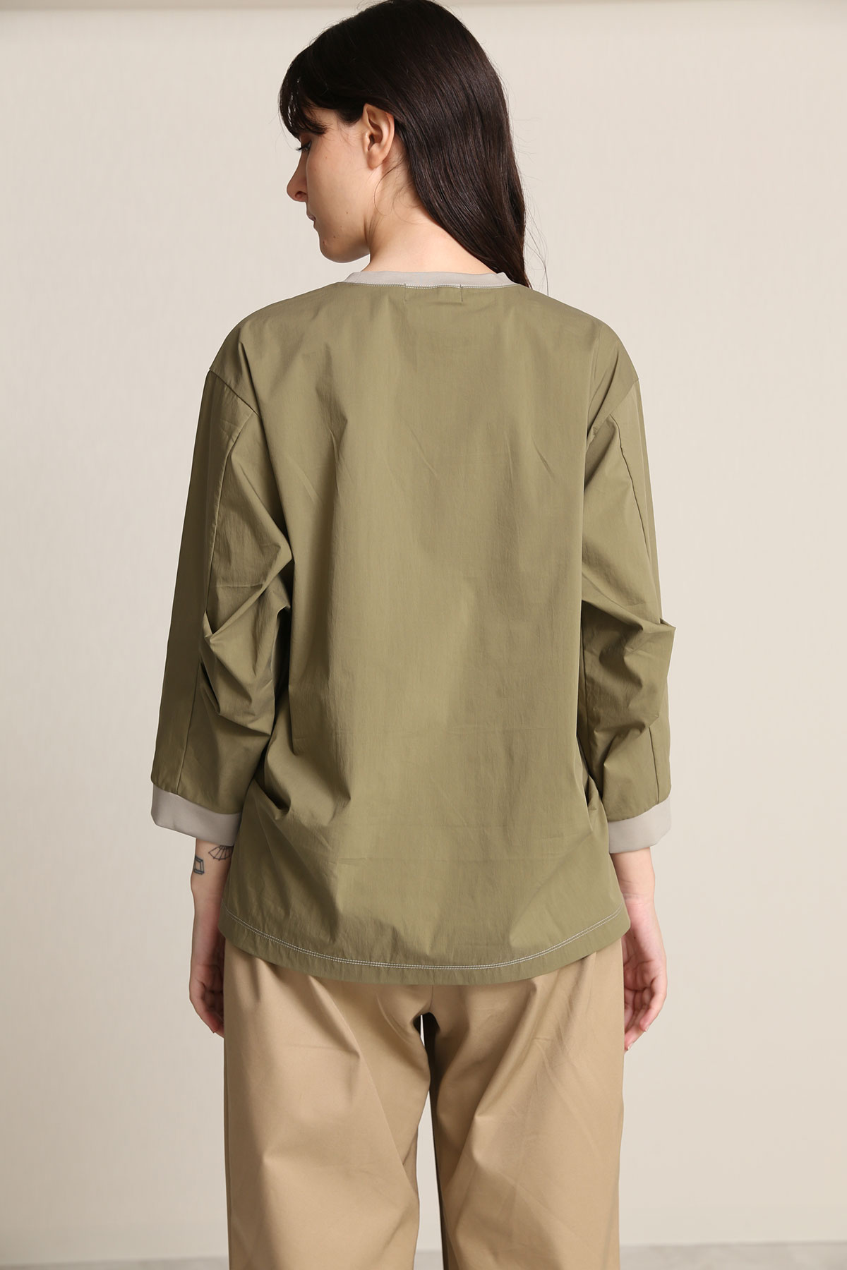 BO21-106T-lgray M-51 WideSleeve Pullover-L GRAY-【BO21-106T】Del.Feb.