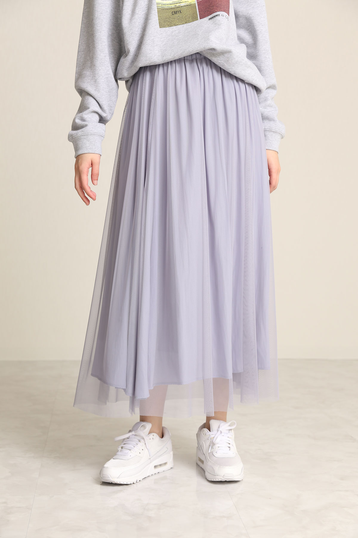 BO21-111K-lavender Ordinary de Chine Dairy/Dinner Skirt -LAVENDER-【BO21-111K】Del.Jan.