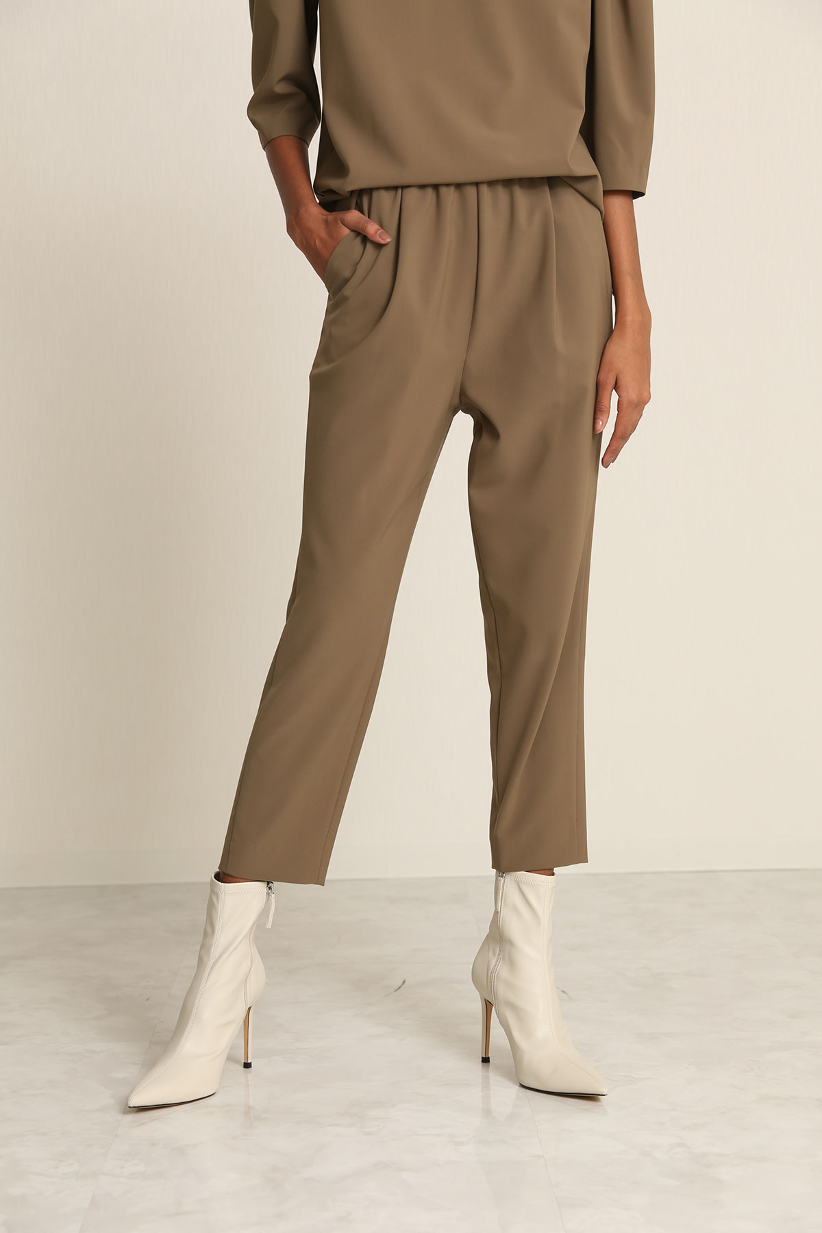 BO21-119P-khaki 4D Stretch Twill Amphora Pants-KHAKI-【BO21-119P】Del.Feb.