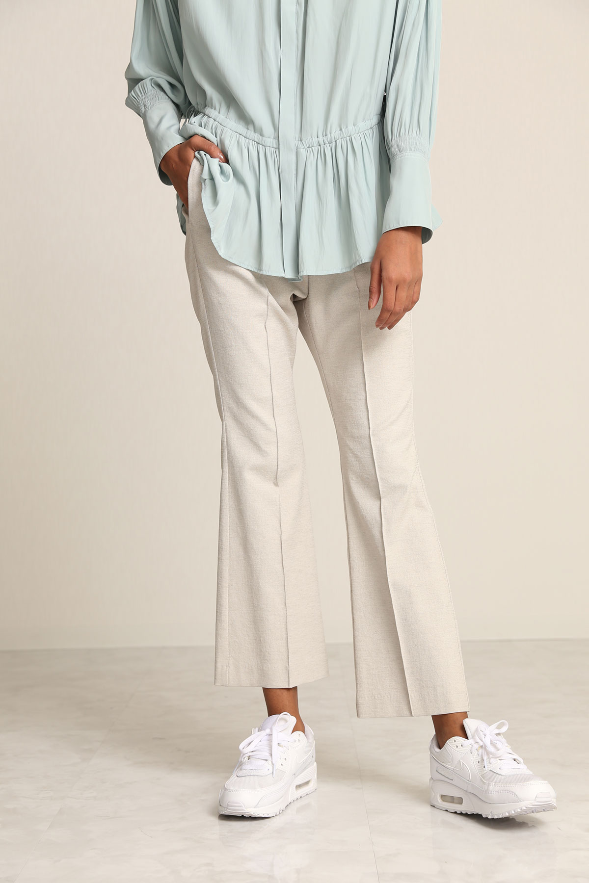 BO21-125P-sdbeige Oldschool Teacher Pants-SD BEIGE-【BO21-125P】