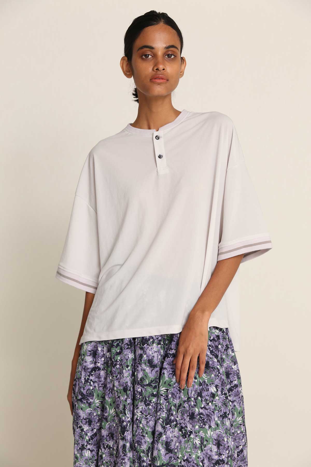 BO21-128T-lgray Prep Wide Tennis Shirts-L GRAY-【BO21-128T】