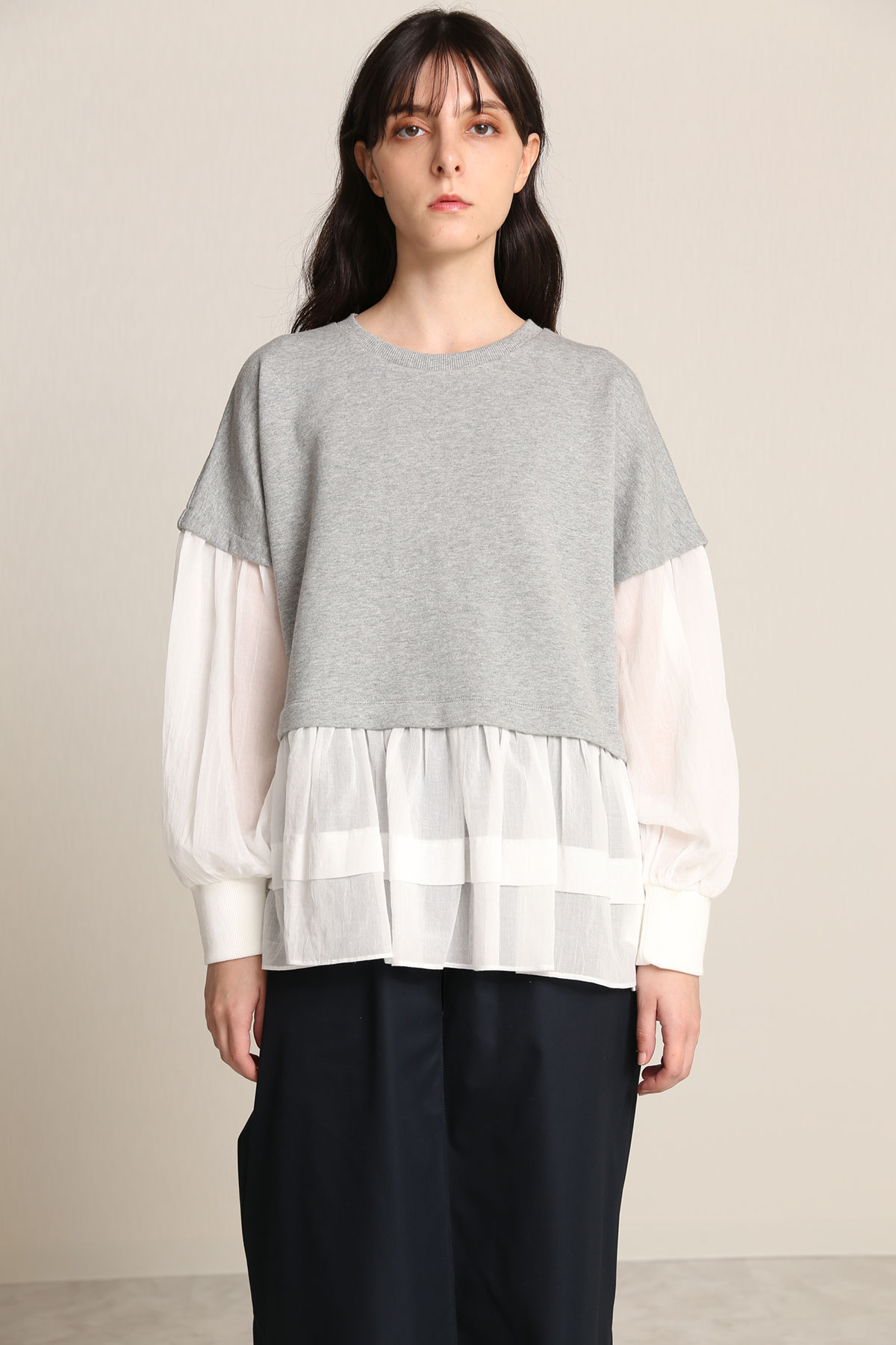 BO21-130T-gray 1mile POP IDOL Pullover -GRAY-【BO21-130T】Del.Jan.