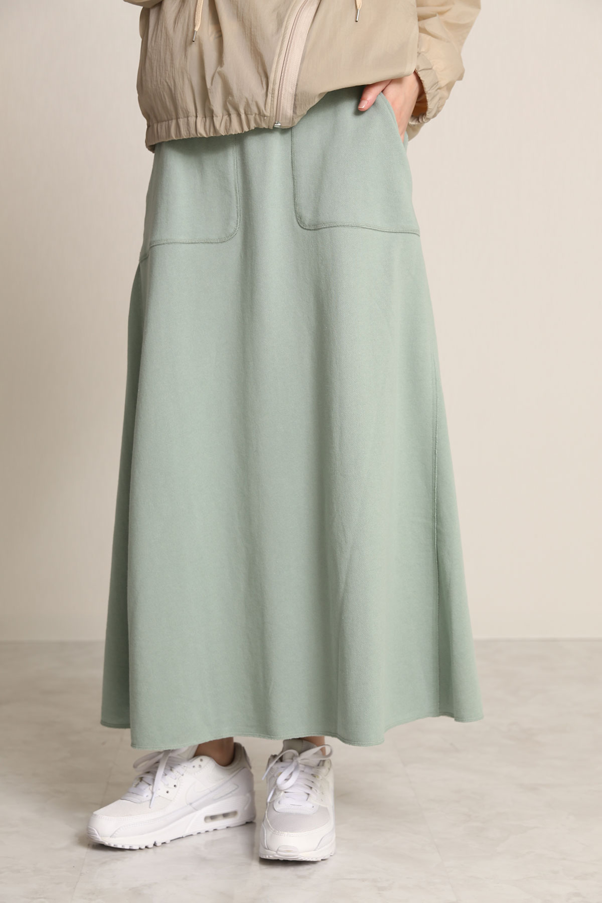 BO21-131T-mint 1mile Western Cut Skirt-MINT-【BO21-131T】Del.Jan.