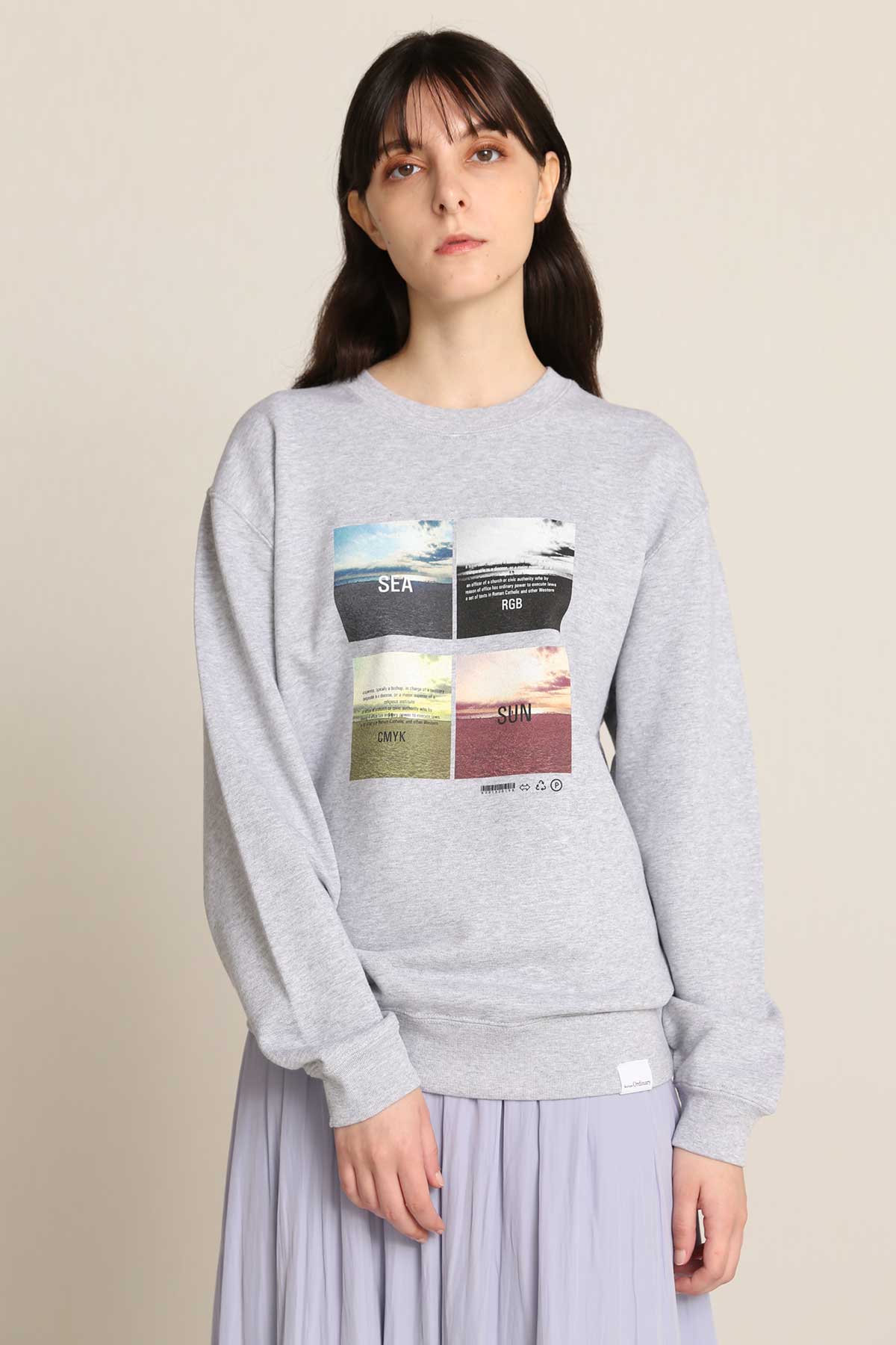BO21-135T-gray Ordinary Photo Crew SweatShirts-GRAY-【BO21-135T】Del.Dec.