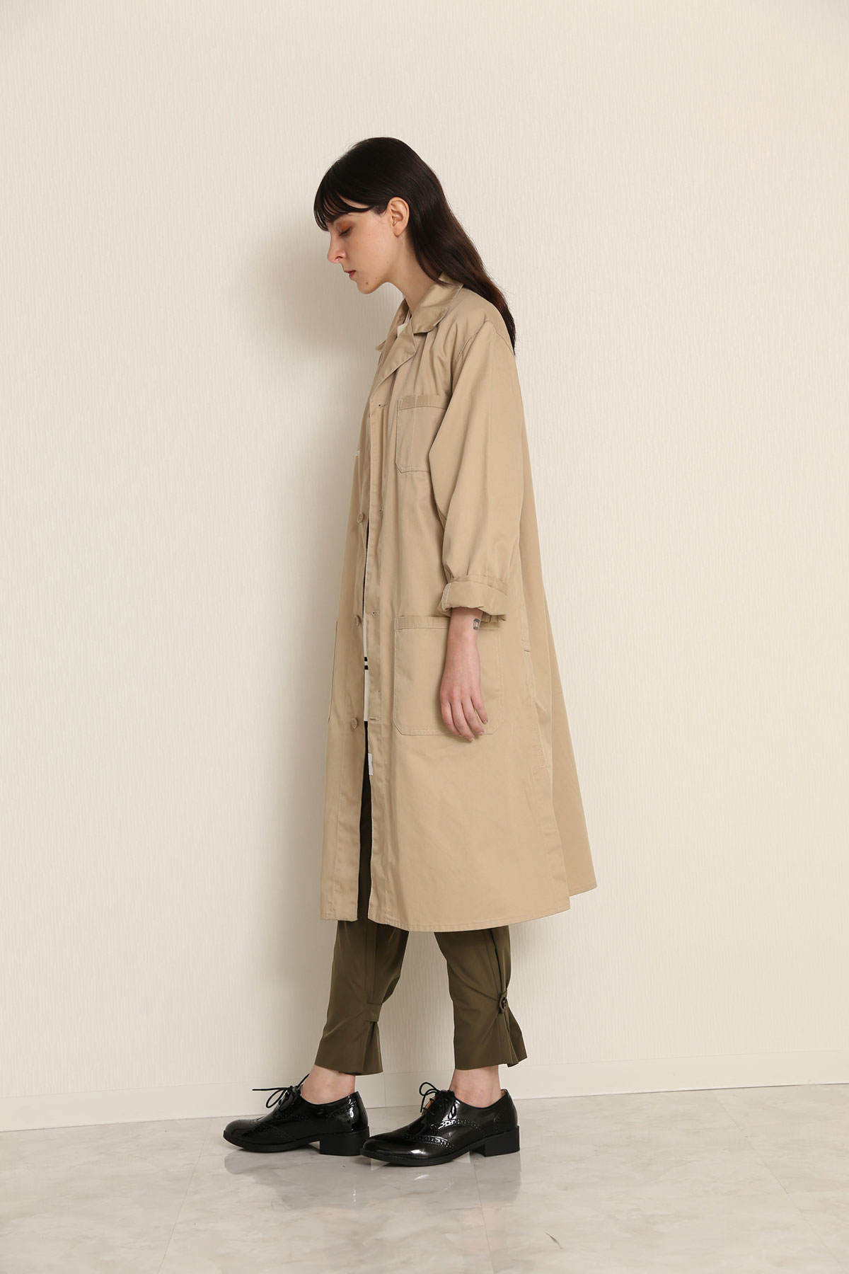 BO21-136C-beige S/S2021 Ordinary STAFF OverCoat-BEIGE-【BO21-136C】Del.Dec.